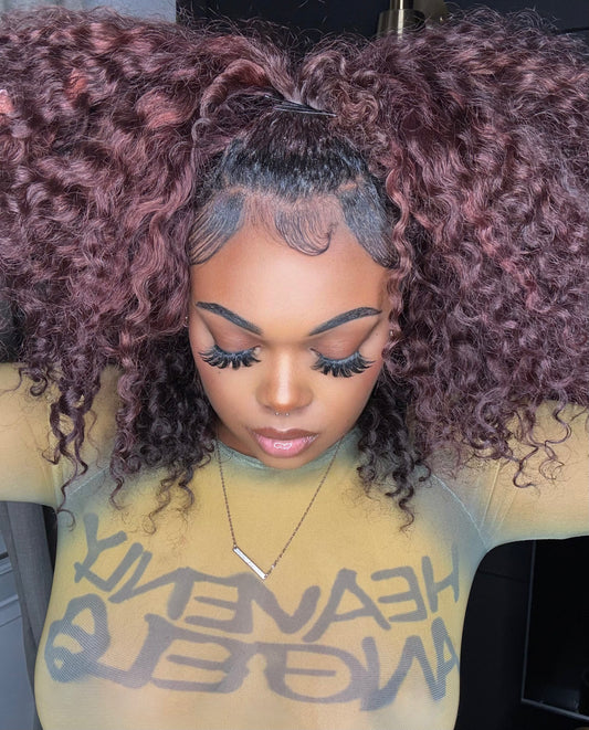 Burmese Curly Half Wig- Free Shipping