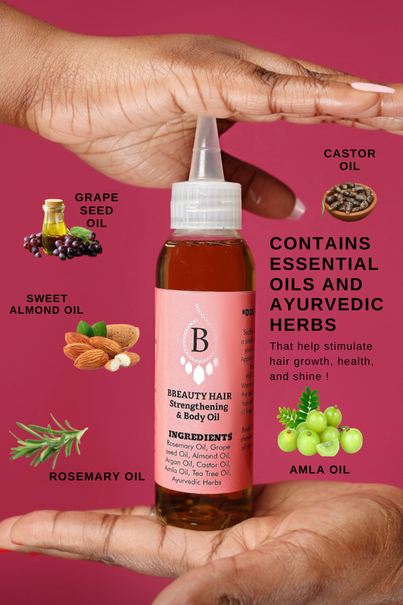 Bbeauty Strengthen and Shine Hair and Body Oil- Free Shipping on U.S. Orders