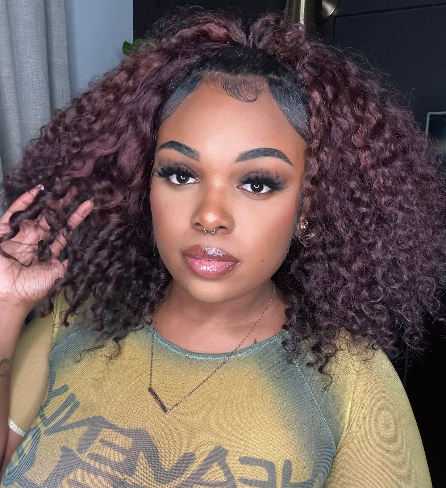Burmese Curly Half Wig- Free Shipping