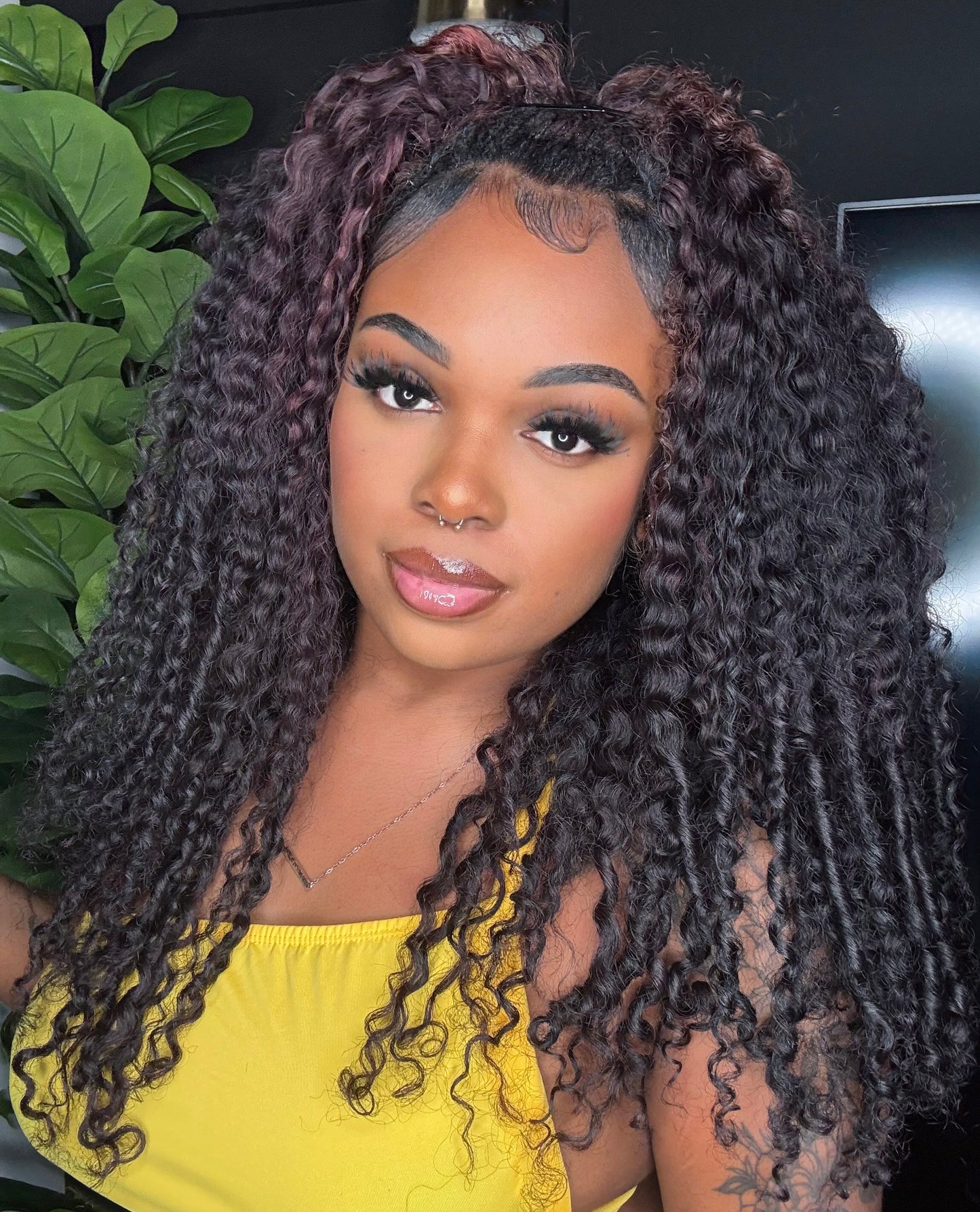 Kinky Curly Half Wig- Free Shipping