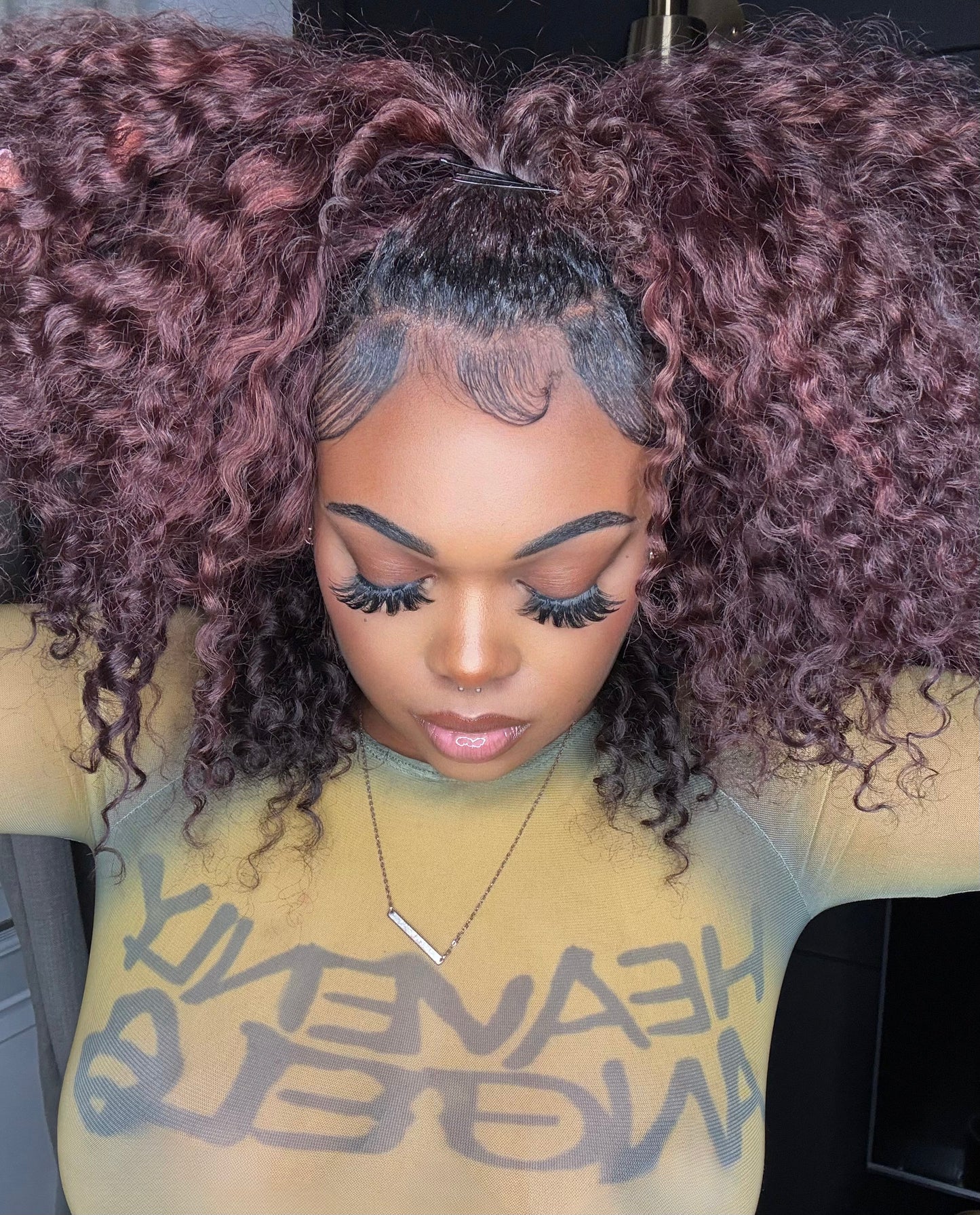Burmese Curly Half Wig- Free Shipping