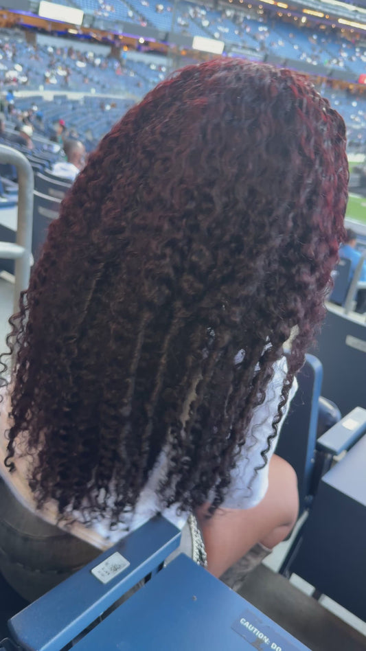 Kinky Curly Half Wig- Free Shipping